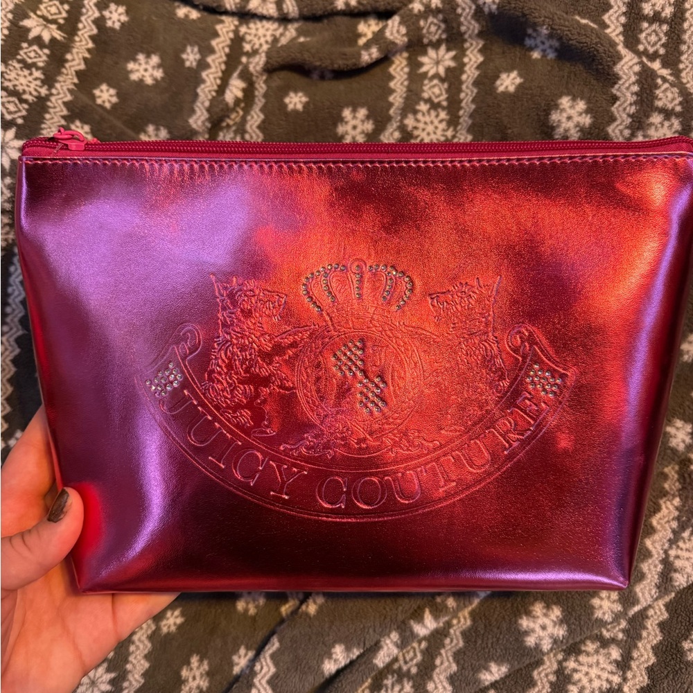 Juicy Couture Metallic Red Pouch